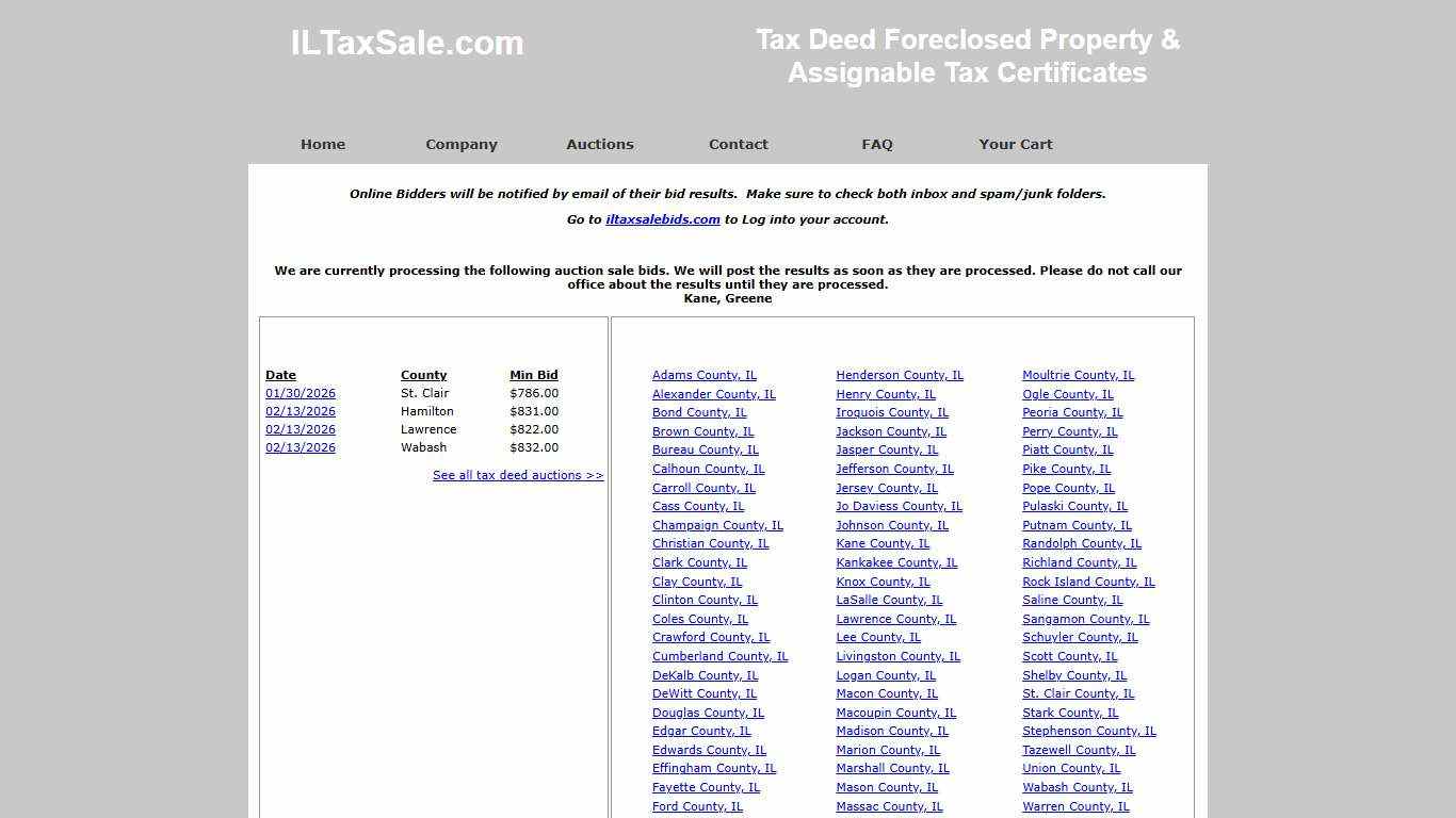 Illinois Tax Deeds Illinois Tax Liens
