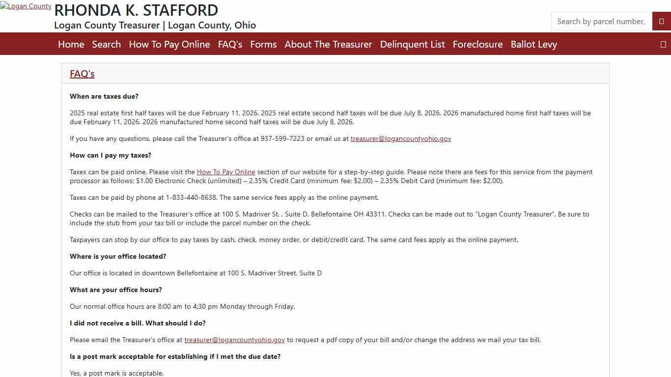 Logan County Treasurer